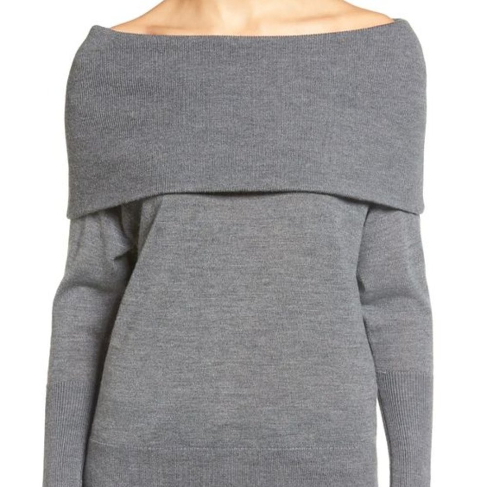 NWOT Ella Moss Off the Shoulder Tunic Sweater Sz S - Picture 5 of 11